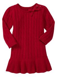 Christmas ruffle dress