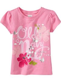 Graphic Crew-Neck Tees for Baby