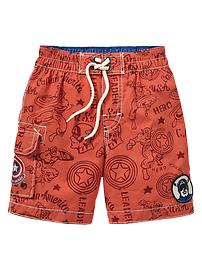 Junk Food™ Captain America swim trunks