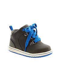 Contrast hiker sneakers