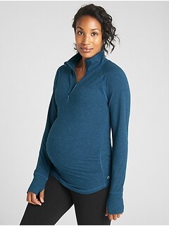 Maternity Workout Clothes Gap Maternity Gapfit Half Zip Pullover Sweatshirt