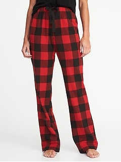 Women S Pajamas And Sleepwear Old Navy Patterned Flannel Sleep Pants For Women