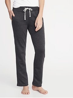 French Terry Straight-Leg Sweatpants for Women