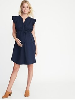 Tea Length Maternity Dresses