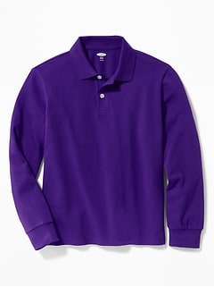 boys purple polo