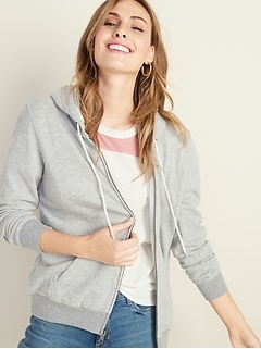 Relaxed Zip Hoodie for Women 