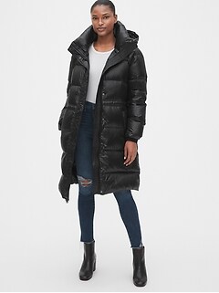 gap down puffer jacket