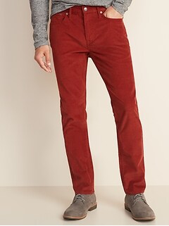 dark red jeans mens