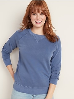 Relaxed Crew-Neck Sweatshirt for Women