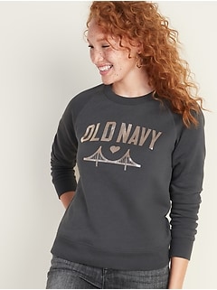 Logo-Graphic Raglan Sweatshirt for Women 