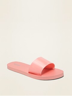 old navy jelly slide flip flops