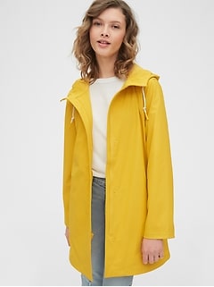gap yellow rain jacket
