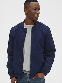 mens bomber jacket gap