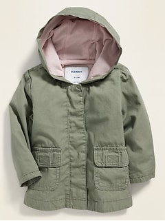 baby girl hooded jacket