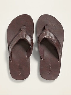 boys brown flip flops