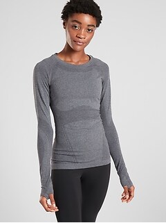 athleta running tops