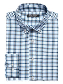 BANANA REPUBLIC Camden Fit Supima Cotton Plaid Sport Shirts NEW NWT