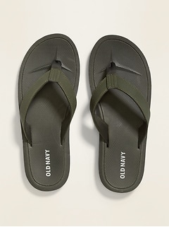 old navy men's white flip flops