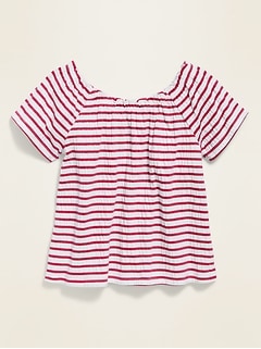 Infant /& Toddler Girls Outfit Metallic Pink Sweater Stripe Shirt /& Jeggings
