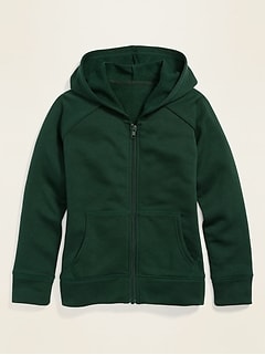 girls green hoodie