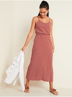 high neck waist defined maxi dress