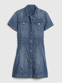 gap girls denim dress