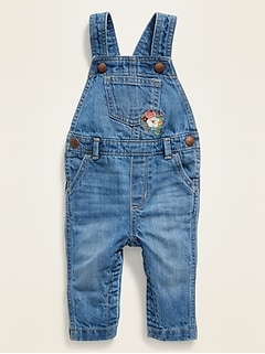 baby girl blue jean overalls