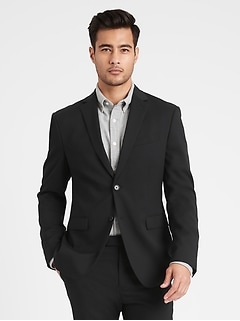 extra slim black suit