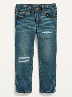 NEW OLD NAVY Pink Toddler Girls Adjustable Skinny Jeans Size 12 Months-3T