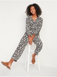 old navy black women's jumpsuit