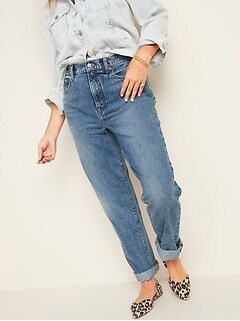 high waisted mom jeans old navy