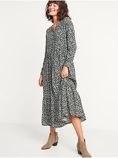 old navy casual long dresses