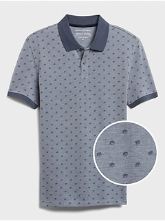 birdseye organic cotton pique polo