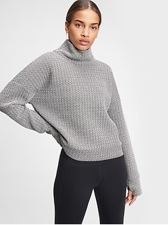 gap quilted sweatshirt