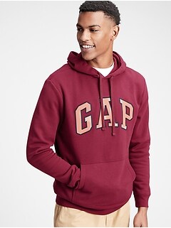 gap hoodie maroon