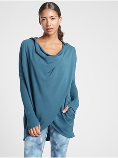athleta cowl neck sweatshirt