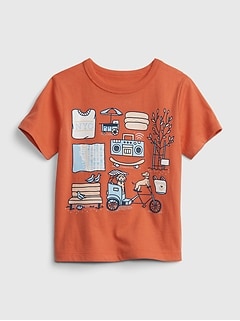 Toddler Graphic T-Shirt Top Flamingo Purple Orange Size 5T NWT Gap Baby Boy