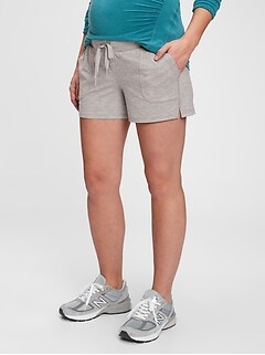 gap maternity running shorts