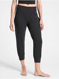 athleta black joggers