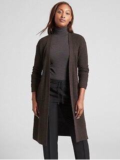 athleta sweater coat