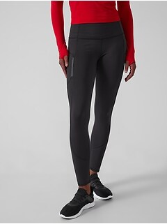 athleta winter running tights