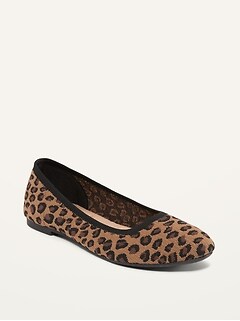 old navy leopard flats