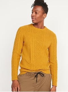 mens cable knit sweater old navy