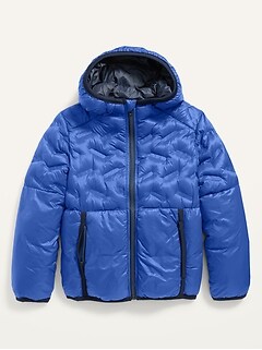 Oldnavy Water-Resistant Packable Hooded Puffer Jacket for Boys