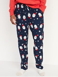 Oldnavy Printed Flannel Pajama Pants for Men