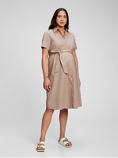 gap maternity shirt dress