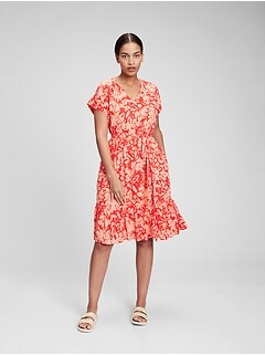 gap factory wrap dress