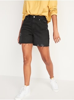 black denim shorts old navy