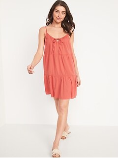 coral dress old navy