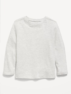 Oldnavy Unisex Long-Sleeve Solid T-Shirt for Toddler